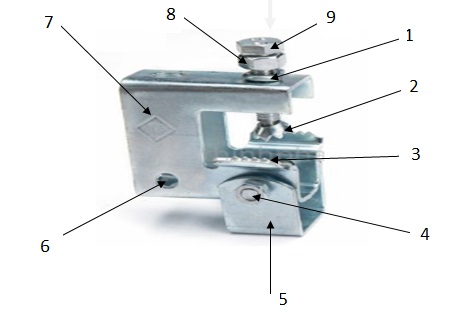 Kẹp xà gồ hộp vuông