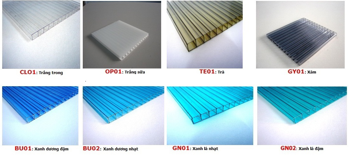 Tấm Polycarbonate - Tổng kho tấm lợp lấy sáng nhập khẩu giá rẻ