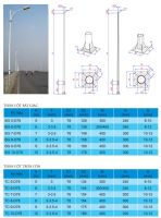 Cột Đèn Bát Giác Rời Cần